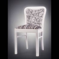 meble, designerskie, Łódź, onoMono, krzesło Linear, białe